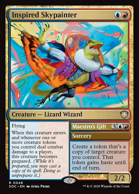 Inspired Skypainter // Maestro's Gift — Secrets of Strixhaven Commander 48