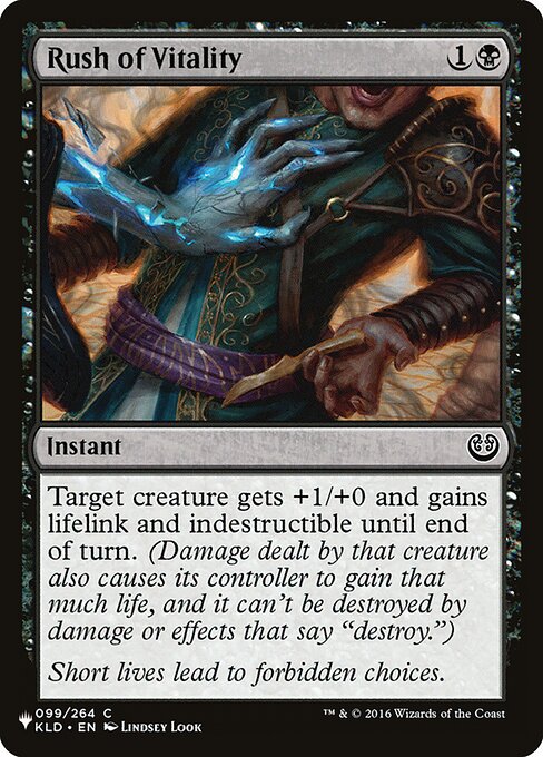 Ímpeto de Vitalidade — The List KLD-99