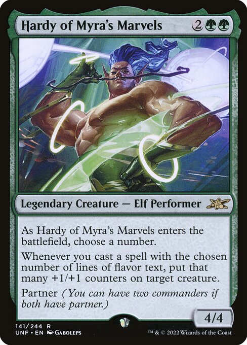 Hardy of Myra's Marvels — Unfinity 141