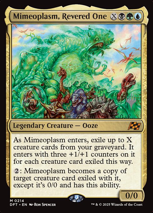 Mimeoplasm, Revered One — Aetherdrift Promos 214p
