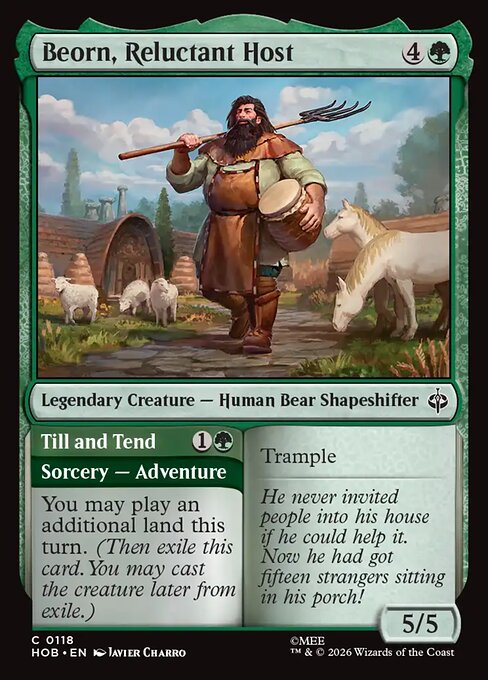 Beorn, Reluctant Host // Till and Tend — The Hobbit 118