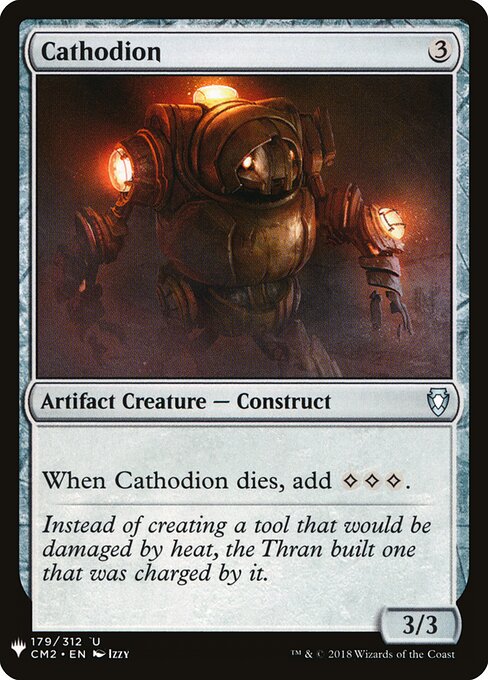 Catódio — The List CM2-179