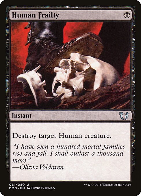 Fragilidade Humana — Duel Decks: Blessed vs. Cursed 61