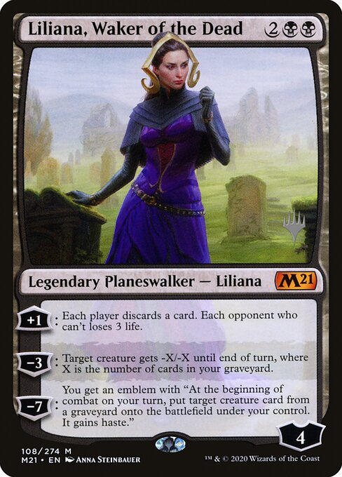 Liliana, Despertadora dos Mortos — Core Set 2021 Promos 108p
