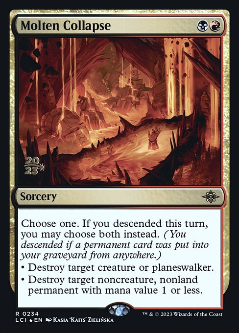 Colapso Derretido — The Lost Caverns of Ixalan Promos 234s