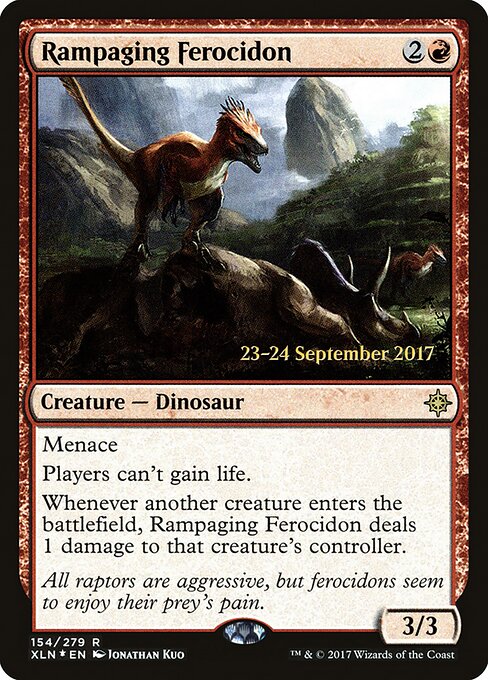 Ferocidonte Enfurecido — Ixalan Promos 154s