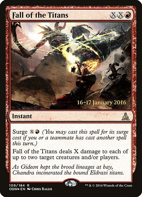 Queda dos Titãs — Oath of the Gatewatch Promos 109s