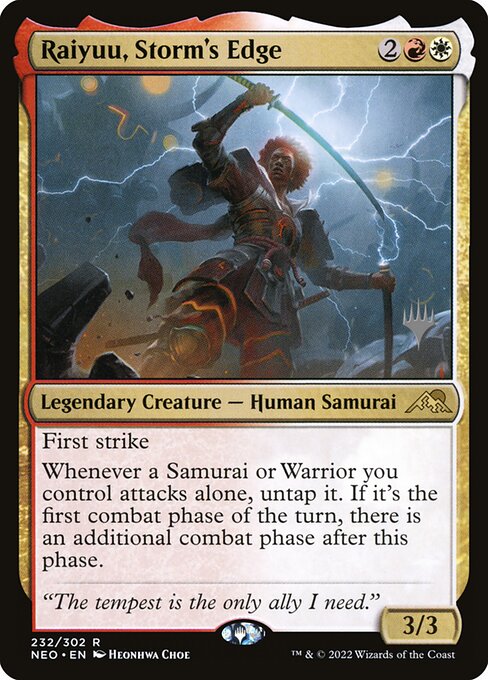 Raiyuu, Limiar da Tempestade — Kamigawa: Neon Dynasty Promos 232p