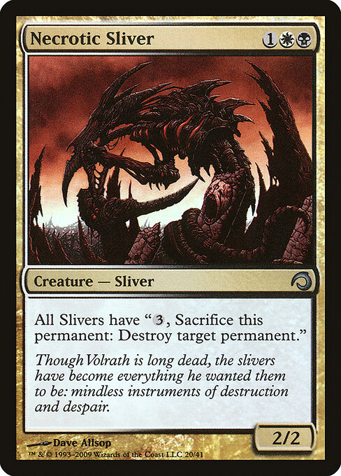 Fractius Necrótico — Premium Deck Series: Slivers 20