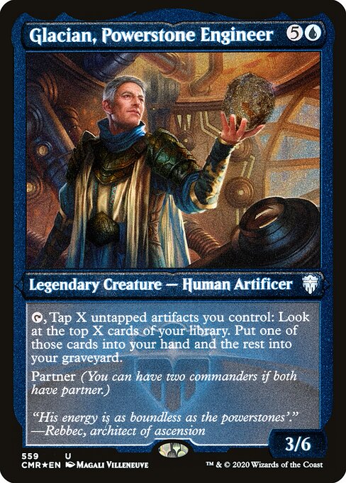 Glacian, Engenheiro de Pedra de Energia — Commander Legends 559