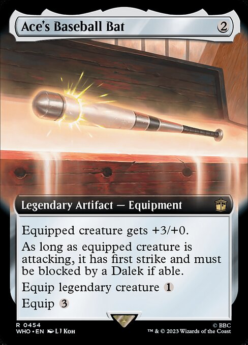 Ace's Baseball Bat — Doctor Who 454