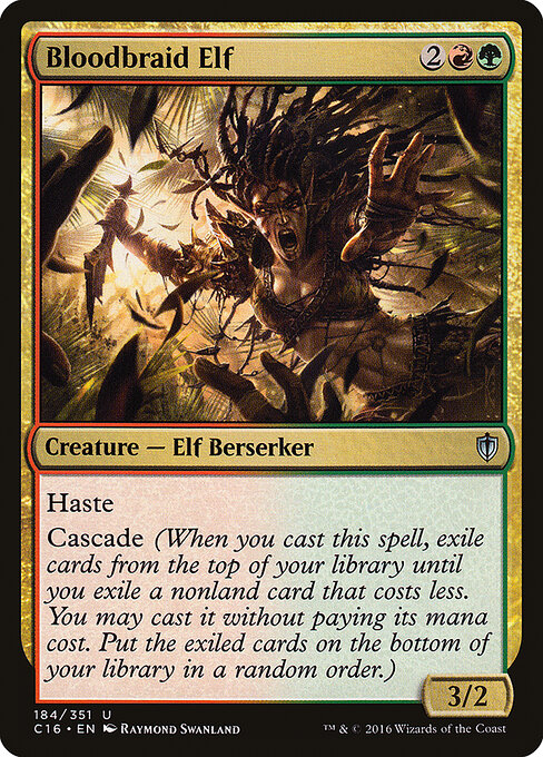 Elfa Tranças-de-sangue — Commander 2016 184