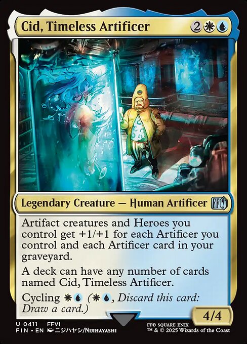Cid, Timeless Artificer — Final Fantasy 411