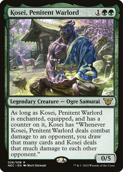 Kosei, Senhor da Guerra Penitente — Neon Dynasty Commander 26