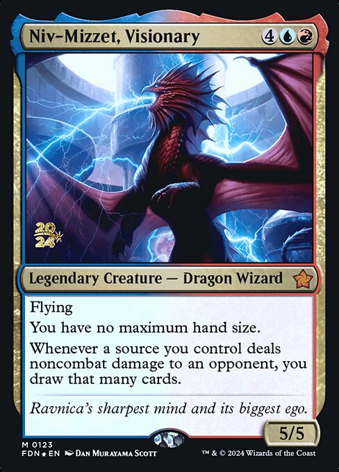 Niv-Mizzet, Visionary — Foundations Promos 123s