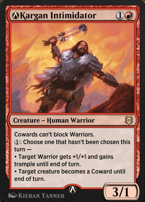 A-Kargan Intimidator — Zendikar Rising A-145