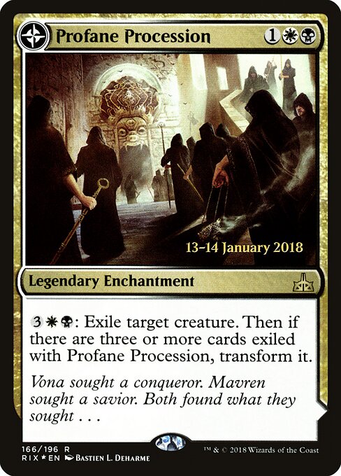 Profane Procession — Rivals of Ixalan Promos 166s