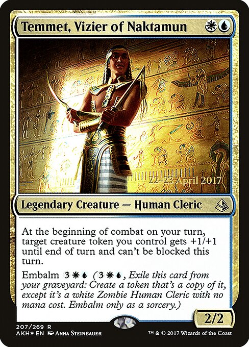 Temmet, Vizir de Nactamon — Amonkhet Promos 207s