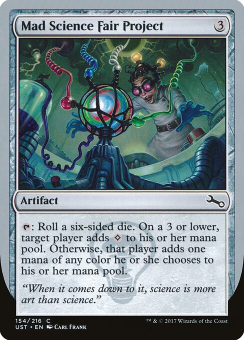 Mad Science Fair Project — Unstable 154