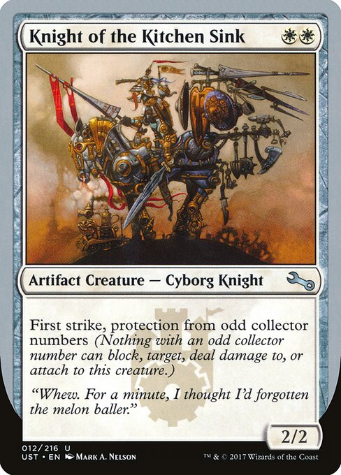 Knight of the Kitchen Sink — Unstable 12d