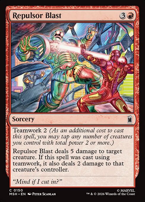 Repulsor Blast — Marvel Super Heroes 150