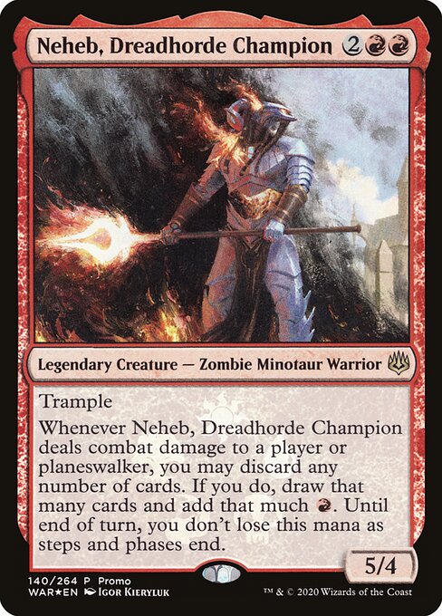 Neheb, Capitão da Horda Medonha — War of the Spark Promos 140★
