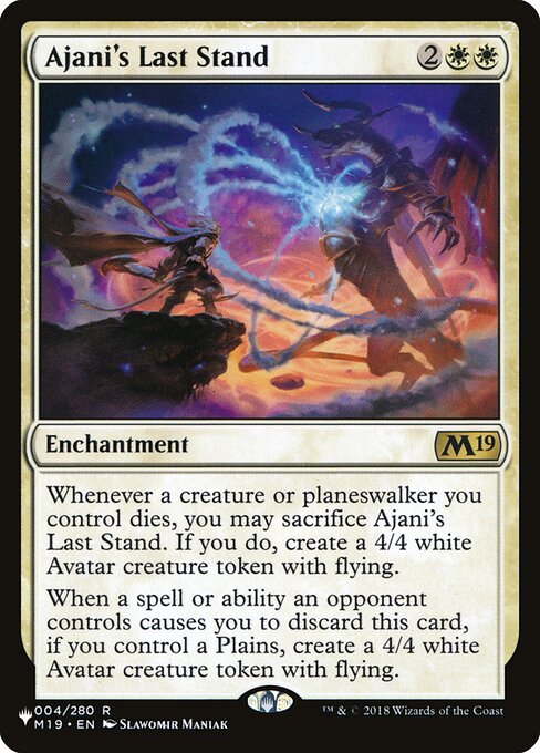 Resistência Final de Ajani — The List M19-4