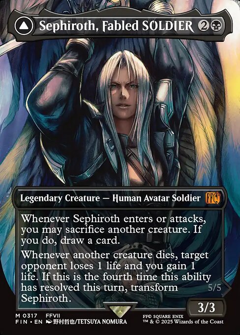 Sephiroth, Fabled SOLDIER — Final Fantasy 317