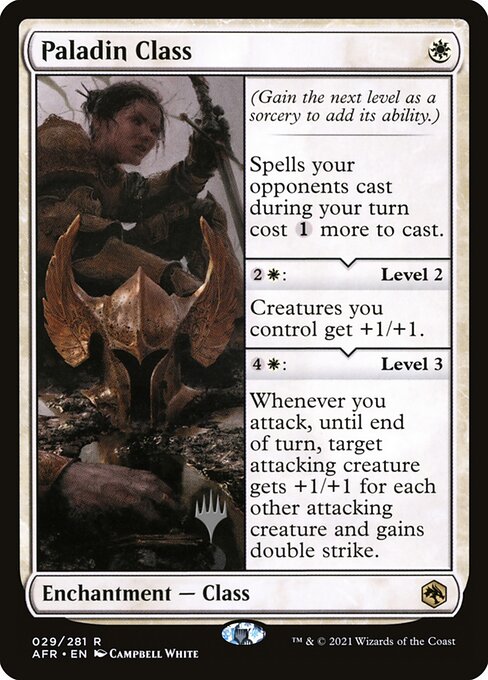 Classe: Paladino — Adventures in the Forgotten Realms Promos 29p