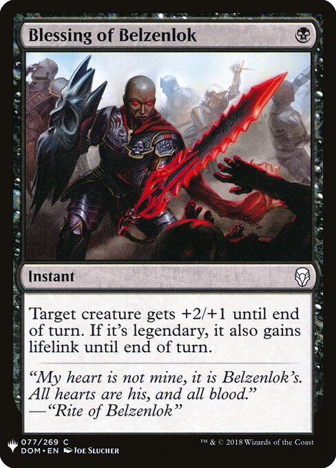 Bênção de Belzenlok — The List DOM-77