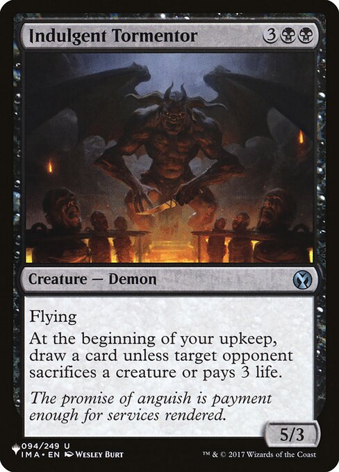 Algoz Indulgente — The List IMA-94