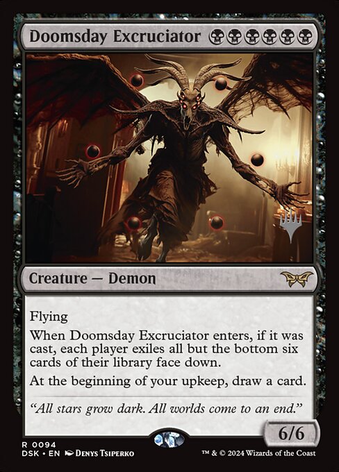 Doomsday Excruciator — Duskmourn: House of Horror Promos 94p
