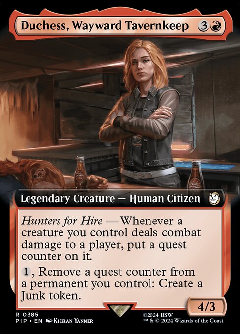 Duchess, Wayward Tavernkeep — Fallout 385