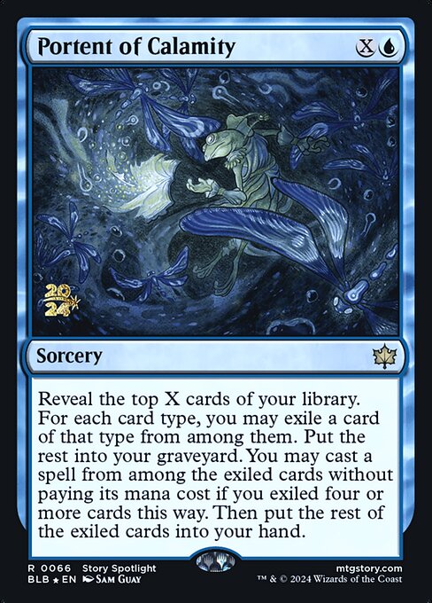 Portent of Calamity — Bloomburrow Promos 66s