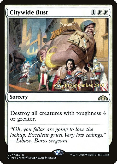 Operação Urbana — Guilds of Ravnica Promos 4s
