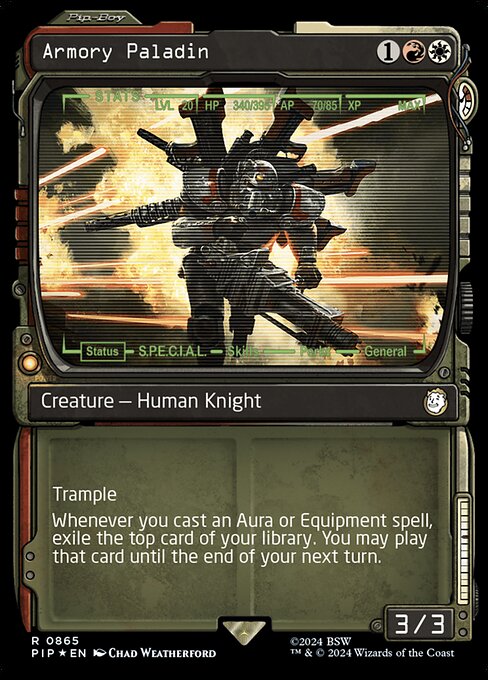 Armory Paladin — Fallout 865