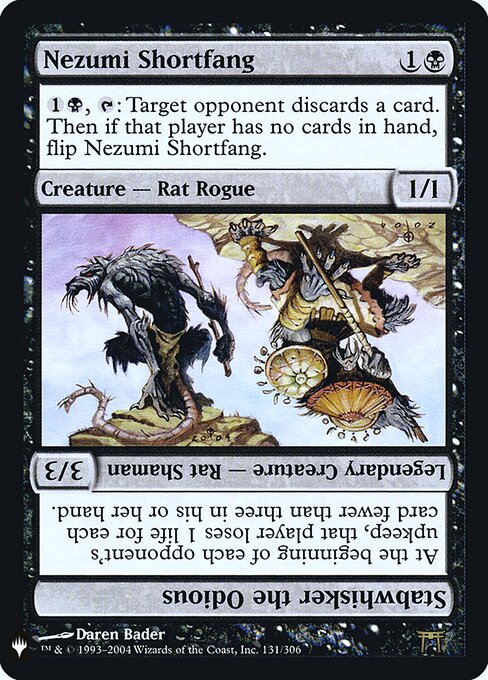 Nezumi Shortfang // Stabwhisker the Odious — The List CHK-131