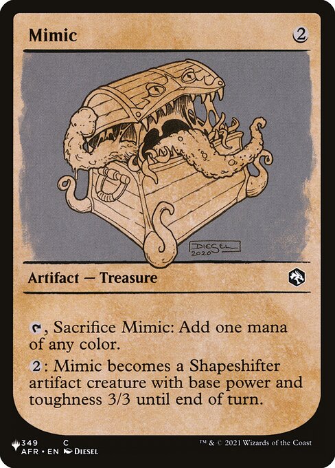 Mímico — The List AFR-349