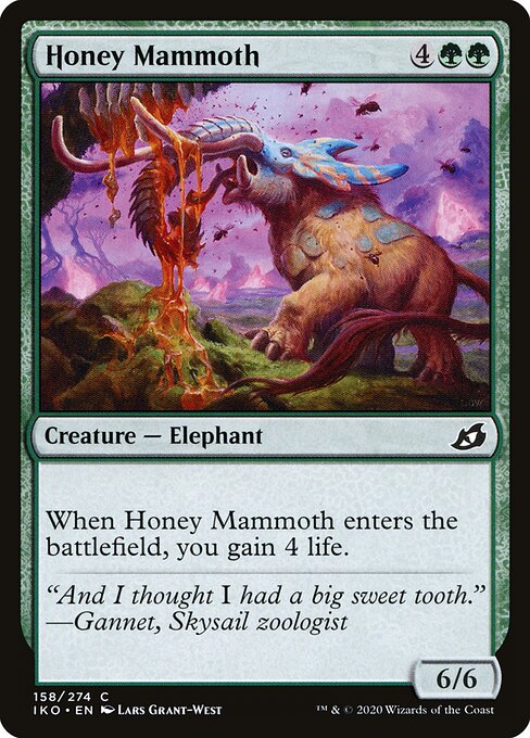 Mamute do Mel — Ikoria: Lair of Behemoths 158