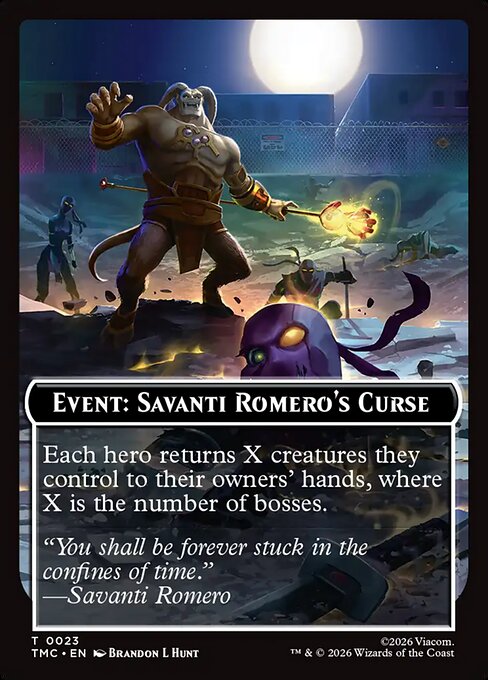 Event: Savanti Romero's Curse — Teenage Mutant Ninja Turtles Eternal Tokens 23