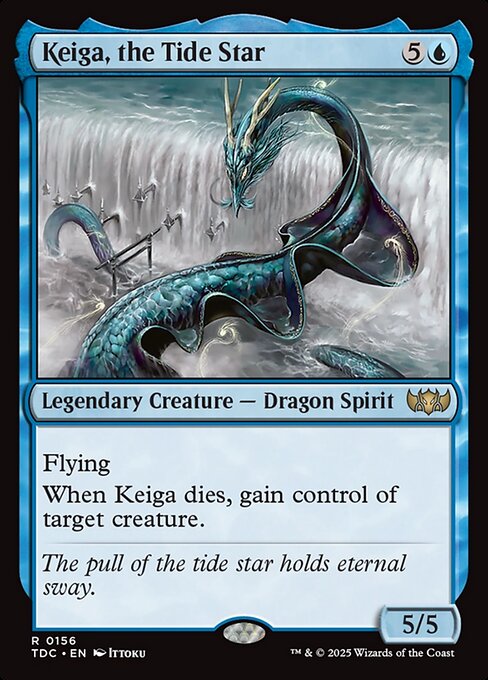 Keiga, a Estrela da Maré — Tarkir: Dragonstorm Commander 156