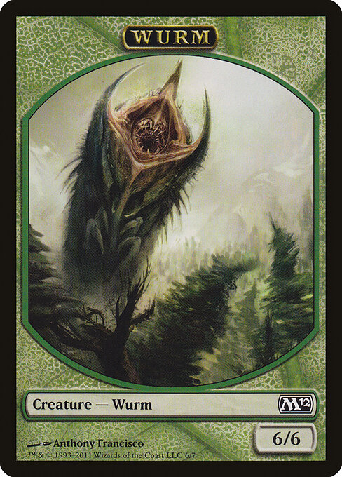 Wurm — Magic 2012 Tokens 6