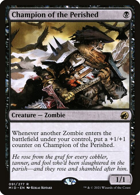 Campeão dos Perecidos — Innistrad: Midnight Hunt Promos 91p