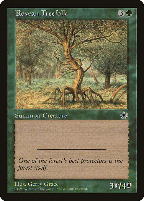 Rowan Treefolk — Portal 184