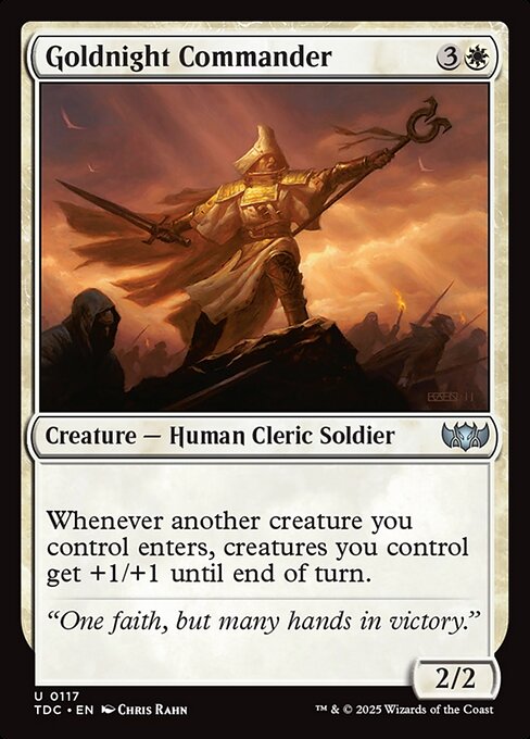Comandante dos Noite Dourada — Tarkir: Dragonstorm Commander 117