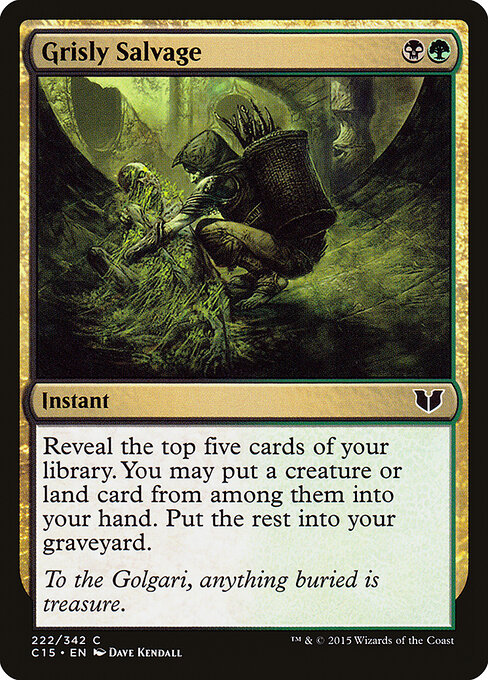 Salvamento Macabro — Commander 2015 222