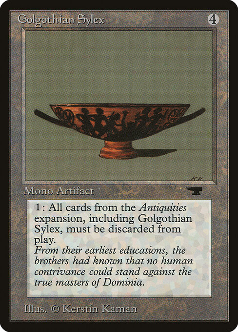 Golgothian Sylex — Antiquities 51