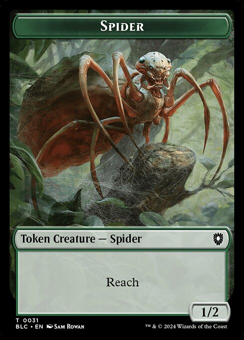 Spider — Bloomburrow Commander Tokens 31