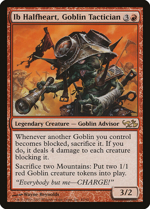 Ib Halfheart, Estrategista Goblin — Duel Decks: Elves vs. Goblins 43