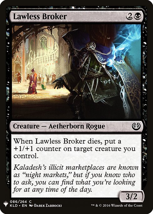 Negociante Fora-da-lei — The List KLD-86